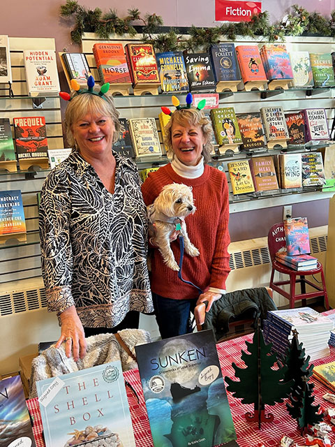 Kathy Groth and Aimee Bissonette at Redbery Books, Cable, Wisconsin